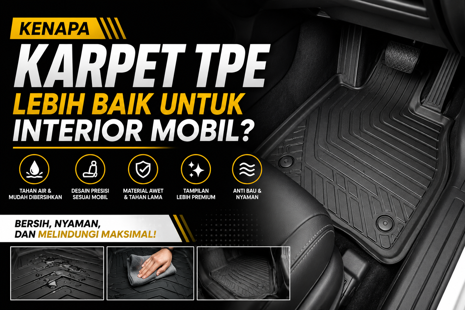 Kenapa Karpet TPE Lebih Baik untuk Interior Mobil?