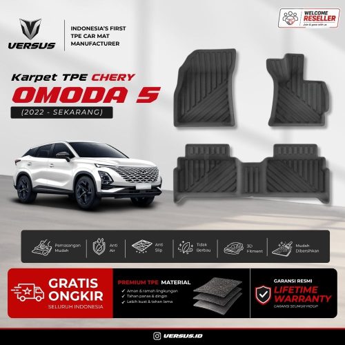 (HARGA PABRIK) Versus Karpet Mobil Chery Omoda 5 2022 – Sekarang Bahan TPE