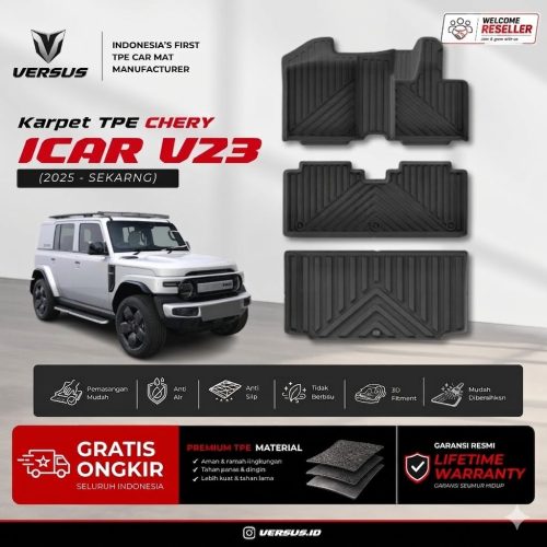 (HARGA PABRIK) Versus Karpet Mobil Chery i Car V23 2025 – Sekarang Bahan TPE